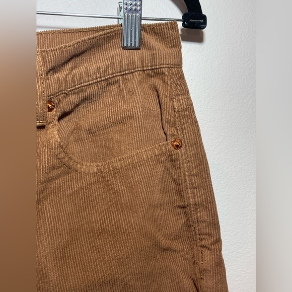 RE/DONE Jeans Women’s Size 26 70s Corduroy Loose Flare in Ginger Corduroy - Picture 8 of 15